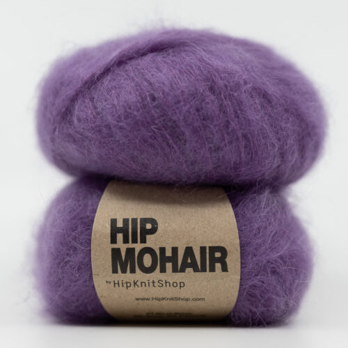 dark purple mohair