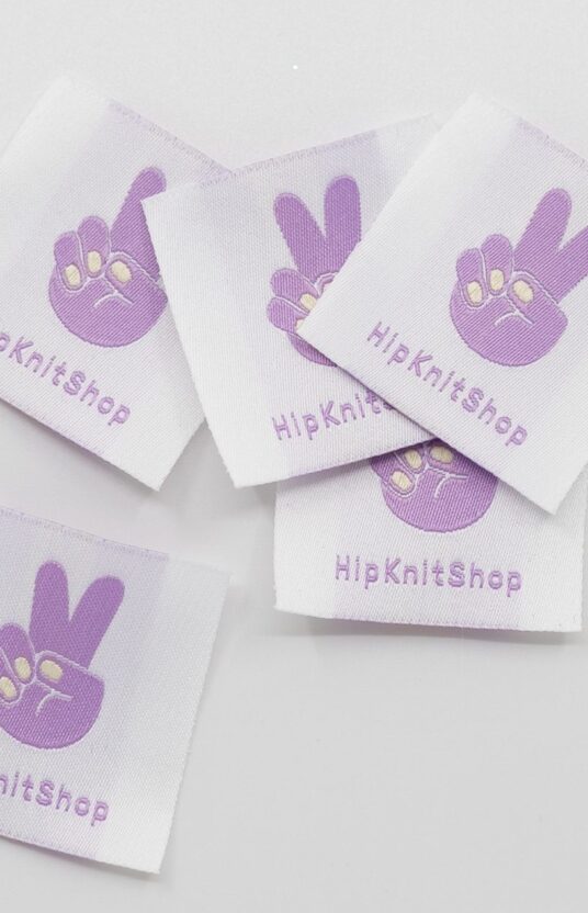 peace label hipknitshop