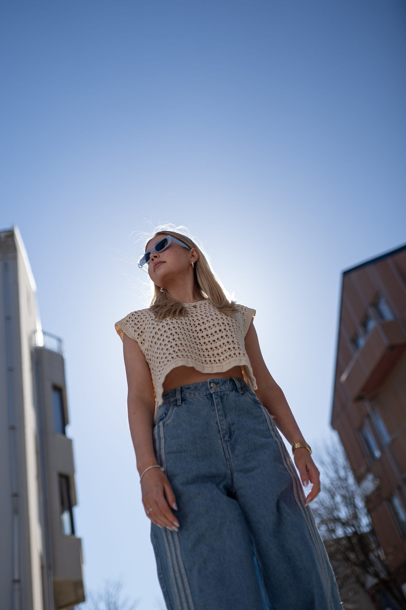 pattern summer top eyelet pattern women