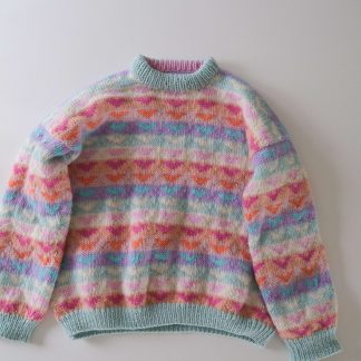 woolsweater women knitting pattern