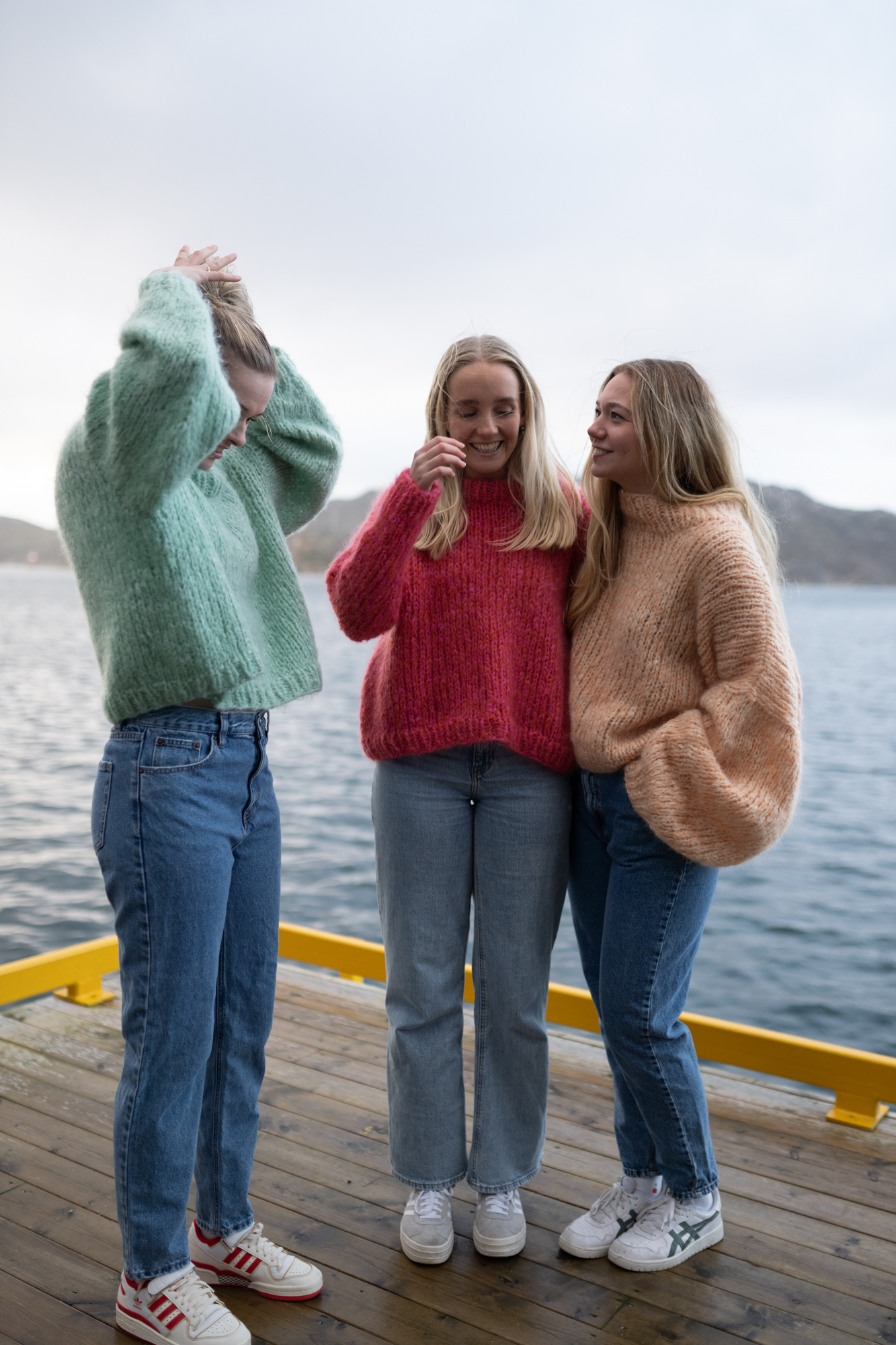 chunky mohair sweater knitting pattern webshop yarn online