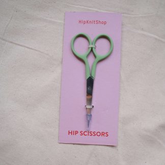 green Knitting scissors in. Small scissors for knitting / craft / art / embroidery. Small scissors airplane webshop