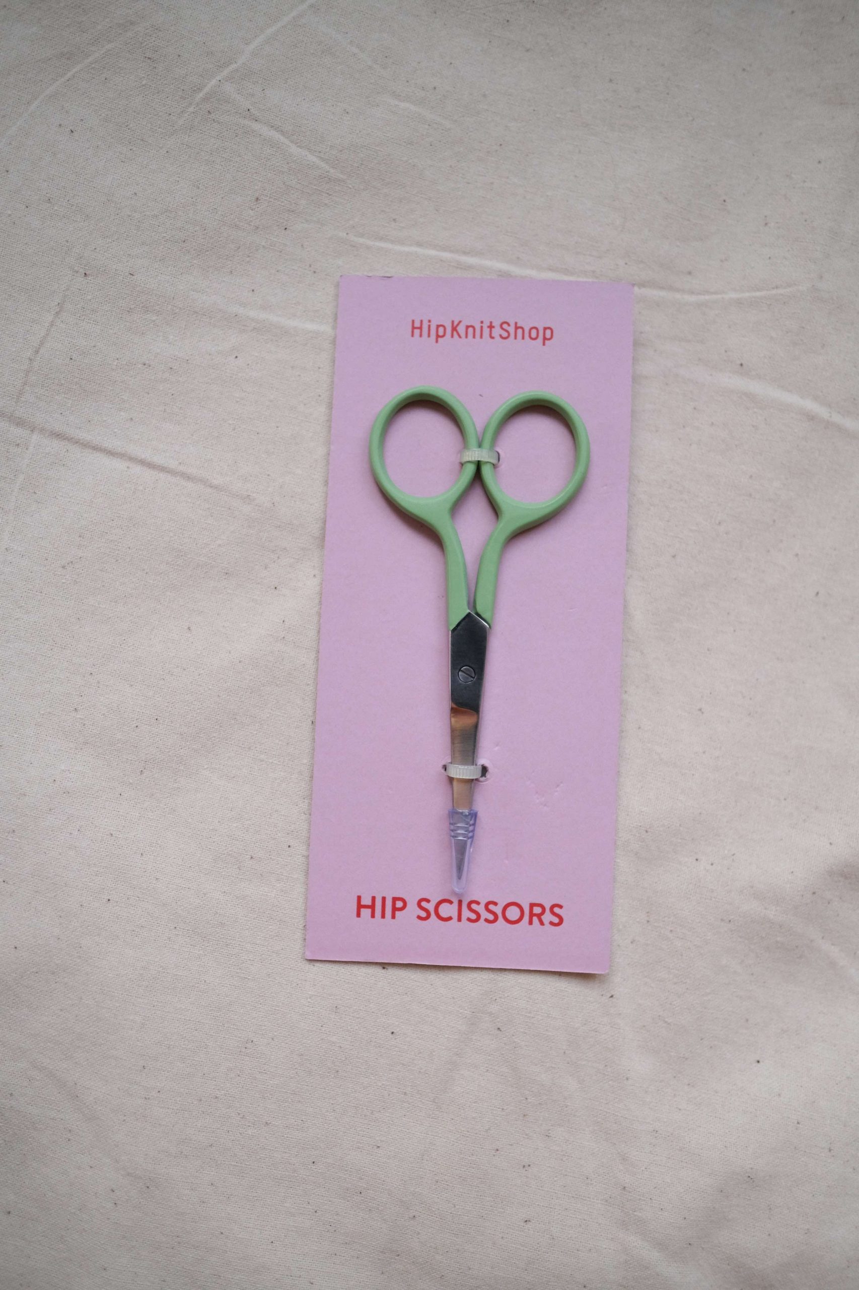 green Knitting scissors in. Small scissors for knitting / craft / art / embroidery. Small scissors airplane webshop