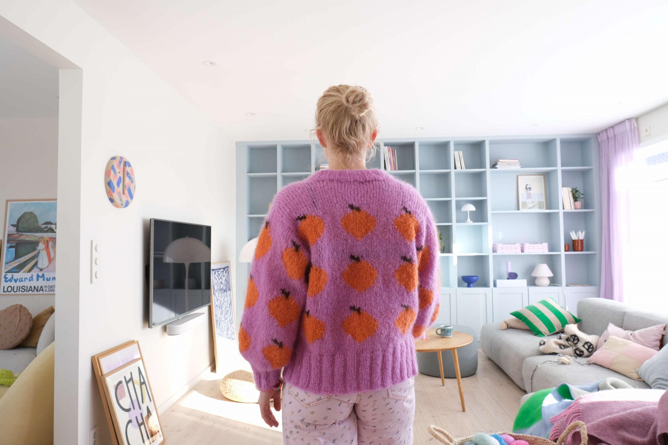 Knitting pattern website yarn orange sweater