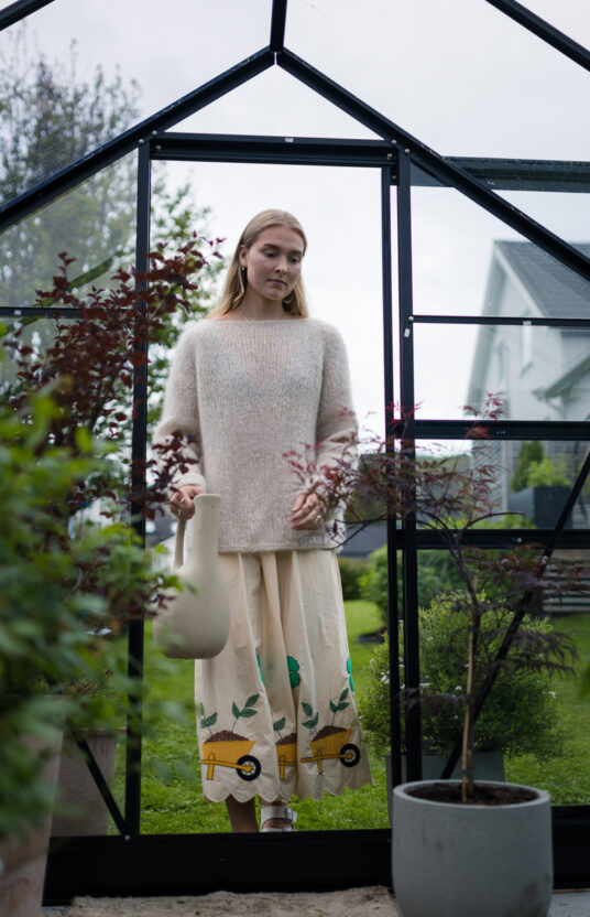 strikkegenser enkel hverdagsgenser ovenfra og ned cozy sweater knit pattern