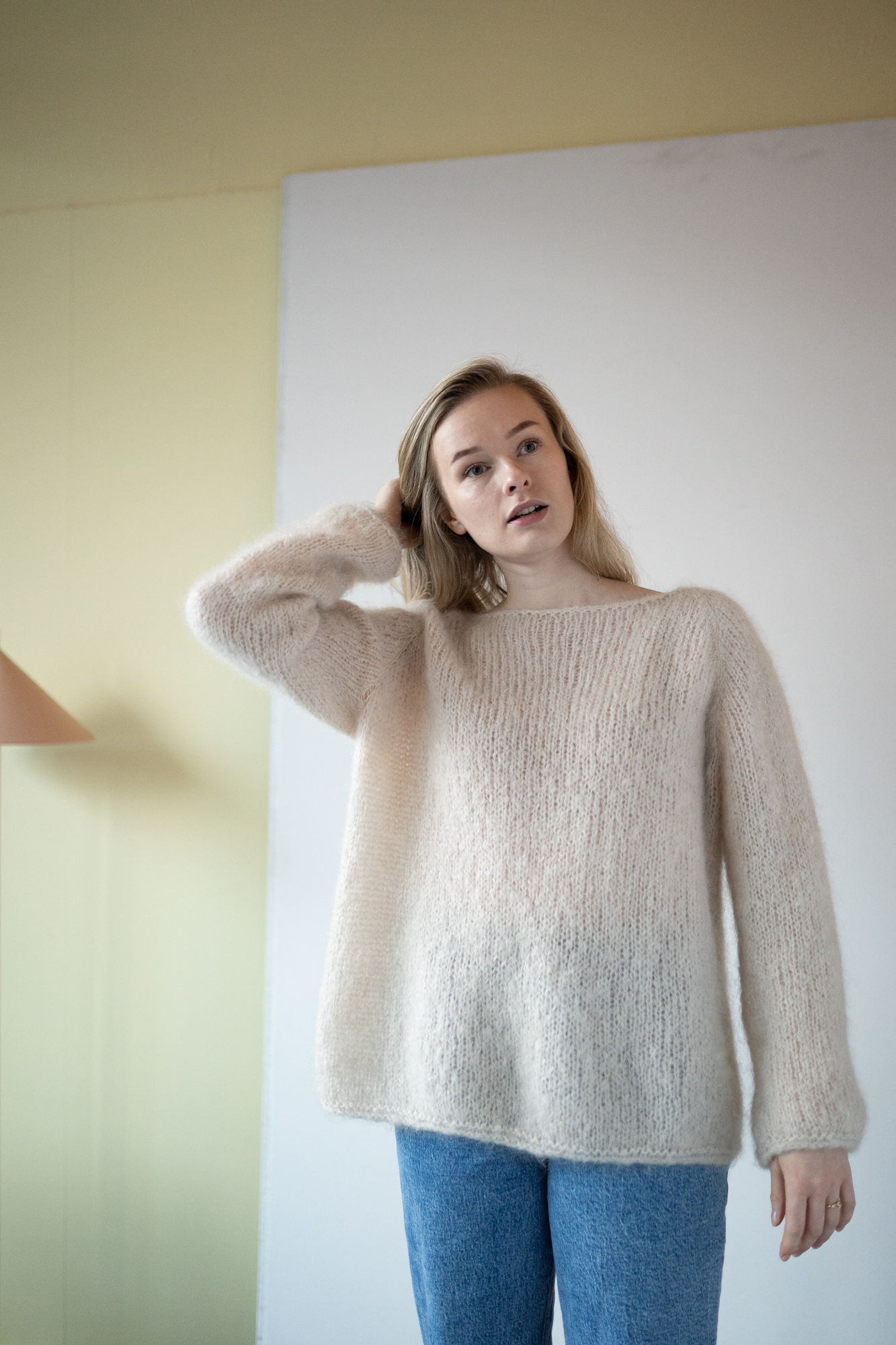 Oversized knitted sweater women website