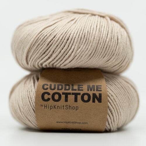 Cotton yarn beige sand colored