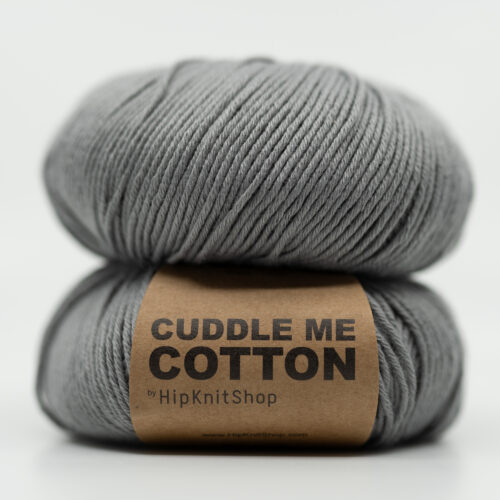 Grey cotton yarn net bag