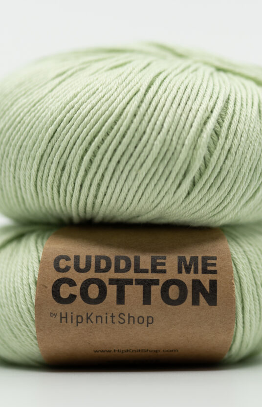 Lys grønn økologisk bomull