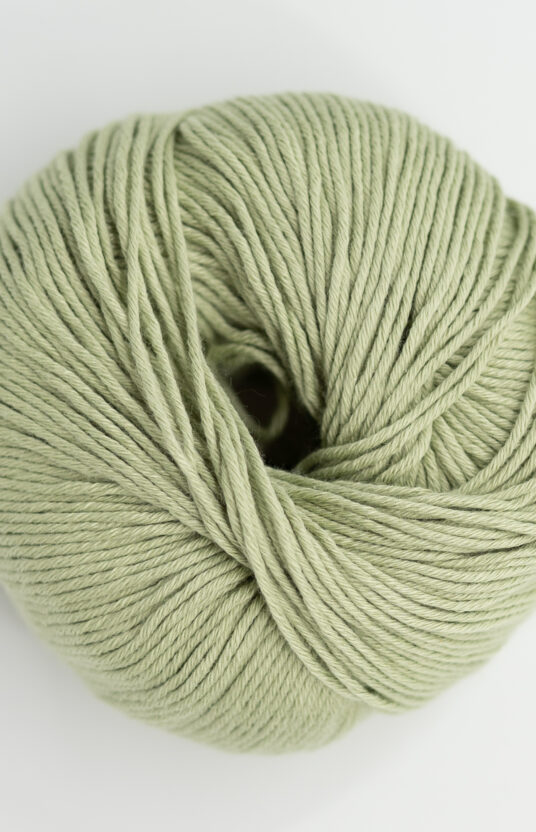 Grønn bomull mykt økologisk garn