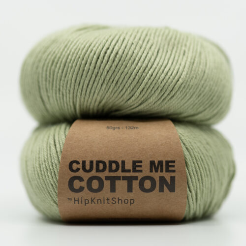 Pistachio green cotton yarn