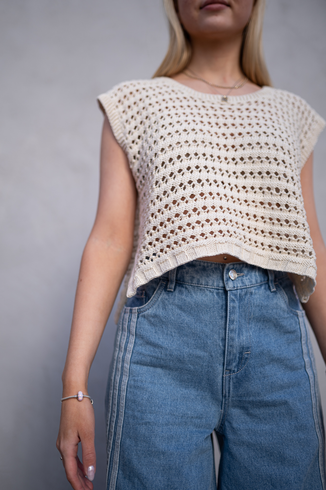 212550-Mindy-topp-kit-7 - HipKnitShop strikkeoppskrift topp i bomull dame bomullsgarn oppskrifter