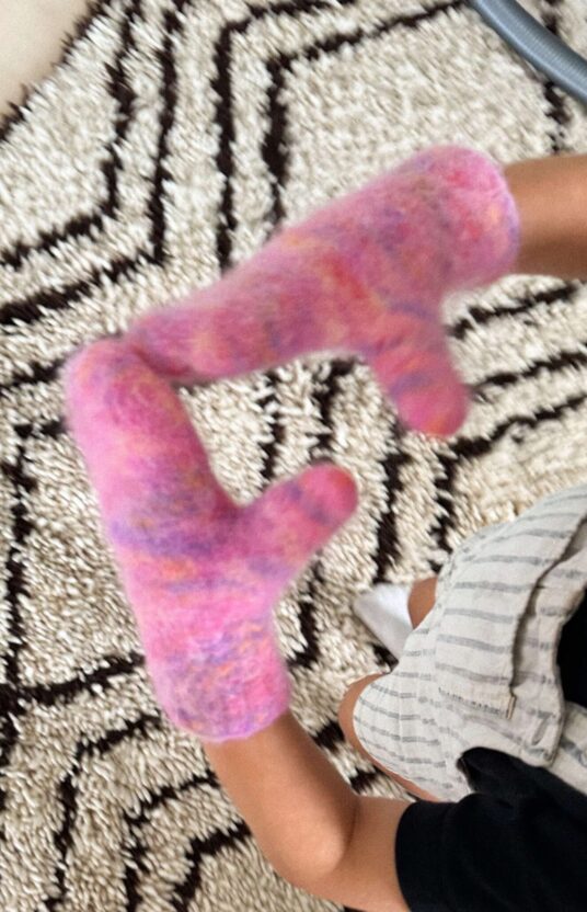 felted mittens kids pattern