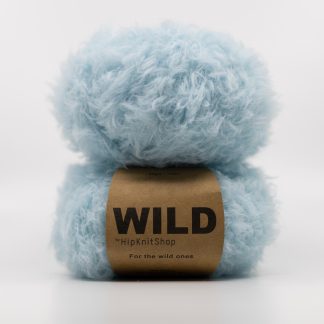 wild wool yarn light blue