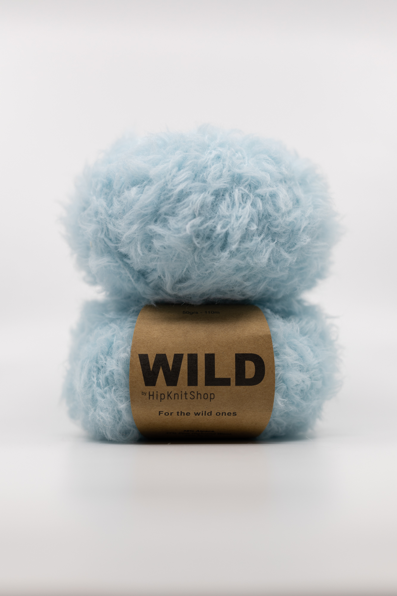 wild wool yarn light blue