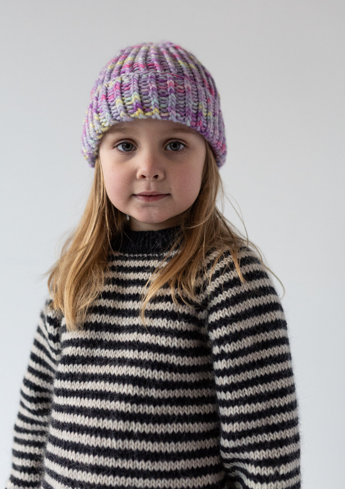 Ribbed hat Knitting pattern hat Mix women HipKnitShop