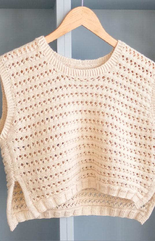 mindy top eyelet pattern tutorial