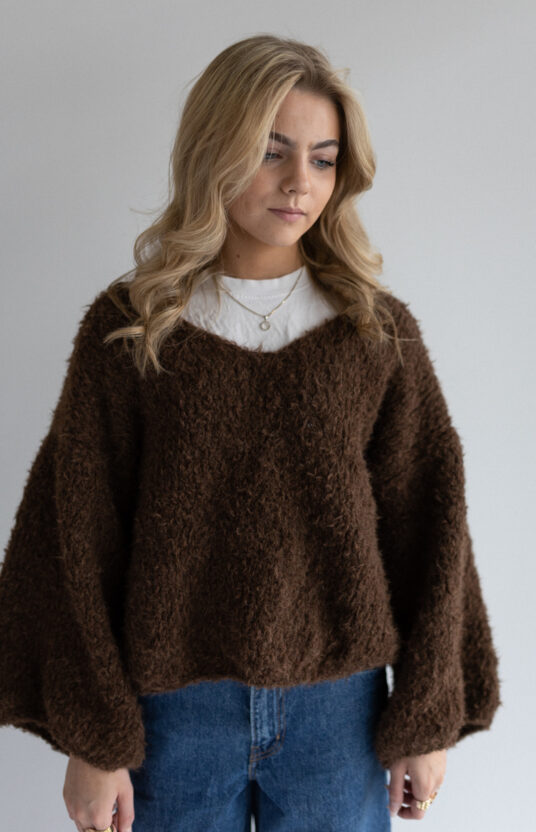 Strikkeoppskrift og garn til myk genser