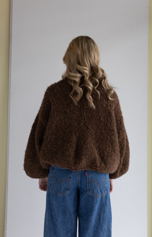 Myk og digg oversized genser til jente