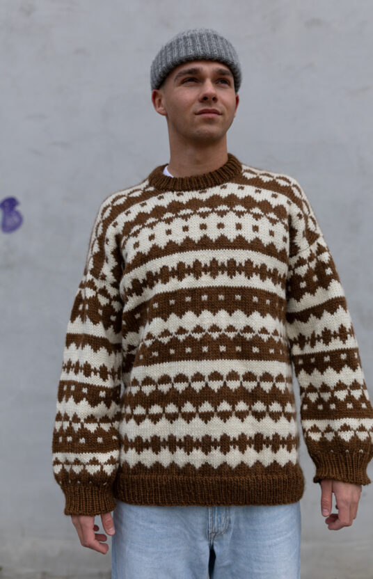 strikkegenser til herre oppskrift mønsterstrikk. strikk til menn