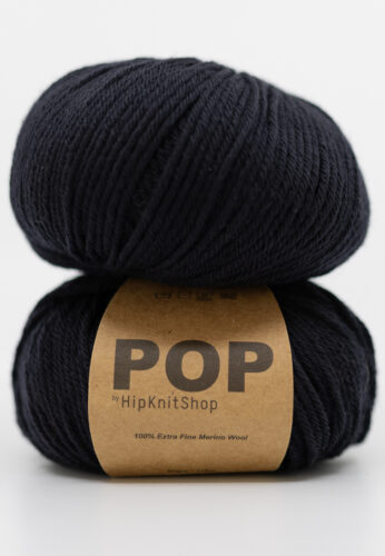 Merino yarn needles 4 and 5 mm. Yarn merino black color RWS virgin wool yarn