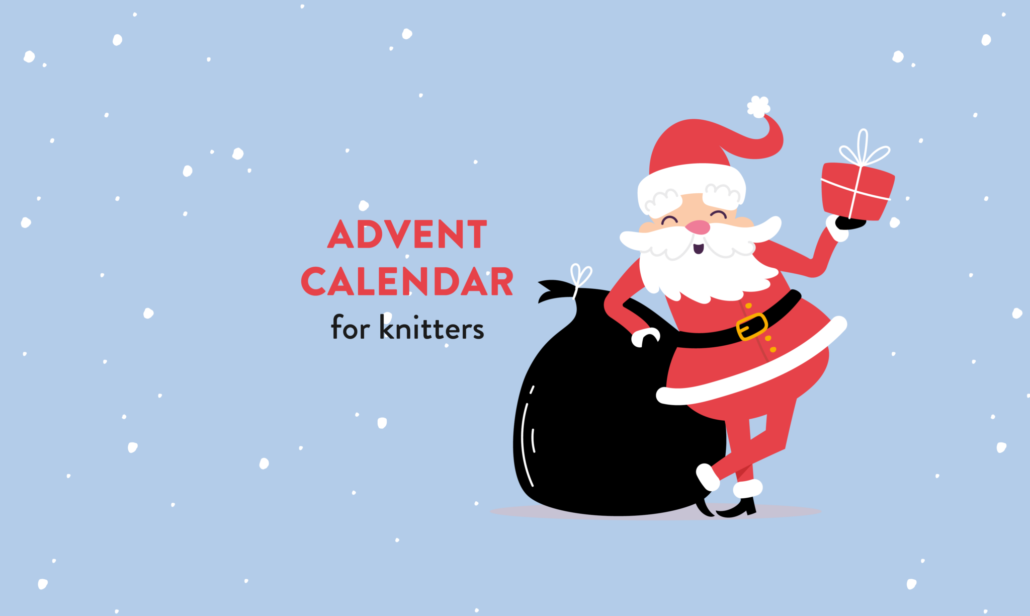 adventskalender for strikkere. Tips kalender advent hobby strikk Advent calendar for knitters. Suprise calendar for knitters