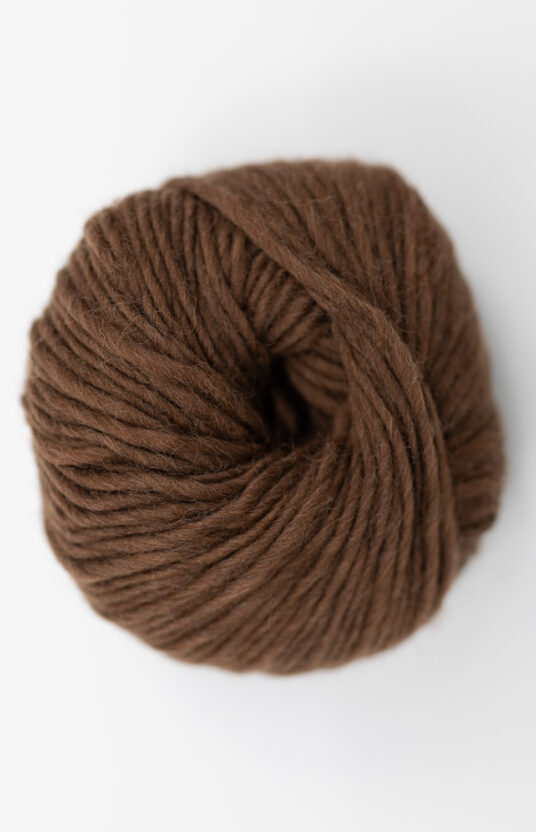 garn bruntoner nettbutikk strikk garn brun Hip Wool 100 % ullgarn strikk på tykke pinner