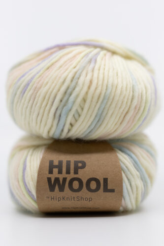 hand-dyed yarn thick itchy-free wool Hip wool pastel mix website yarn and knitting
