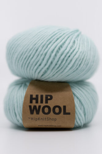 yarn, pastel, thick needles, mint-colored yarn, yarn online store, knitting yarn, Hip Wool 100 %, wool yarn, knitting with thick needles