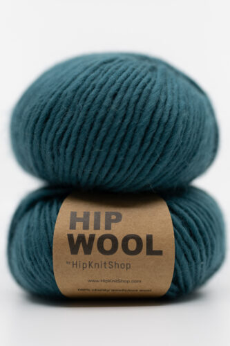 Dark green yarn. Wool yarn for knitting on thick needles. Pure wool, itch-free wool, dyed deep green color, hip wool