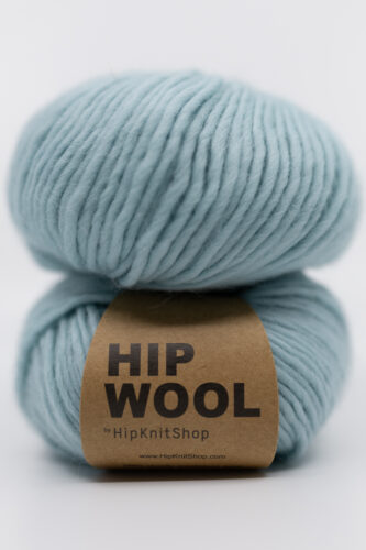 yarn in a muted blue shade. Pure wool yarn online store yarn and knitting inspiration knitting project