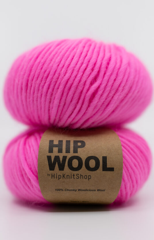 Knall rosa tykt garn Hip Wool nettbutikk