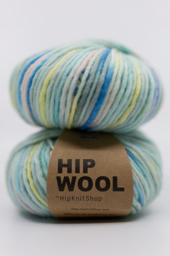 Hand-dyed colorful wool yarn thick yarn Hip Wool online shop mulesing-free RWS