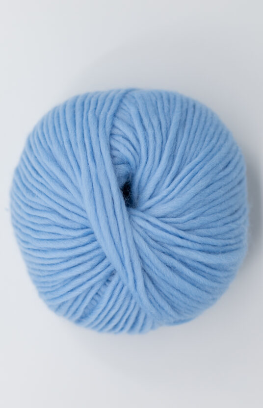 Garn til genser hip wool ullgarn rws klar blå farge garn