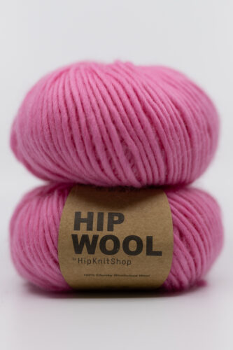 Pink thick yarn. Colorful yarn for knitting with thick needles. Bright pink Hip Wool online store