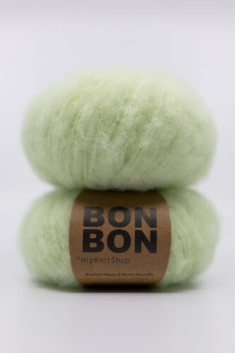 brushed alpaca bonbon light green pear color sorbet pastel green