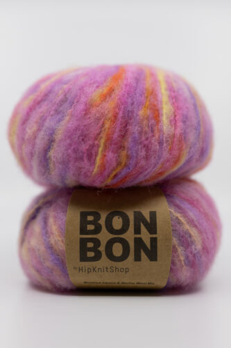 colorful yarn hand-dyed alpaca