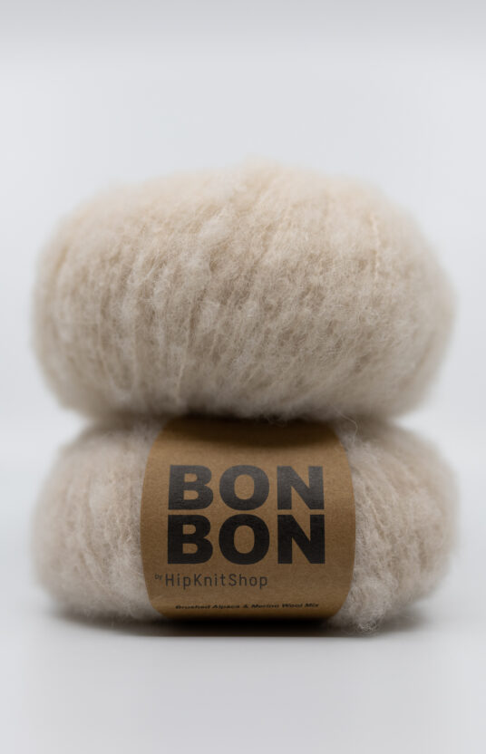 børstet alpakka bonbon beige