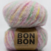 håndfarget garn BonBon børstet alpakka