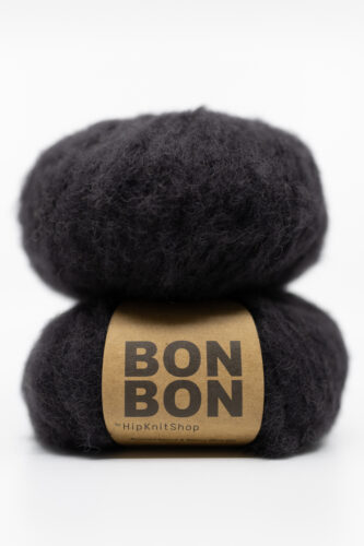 brushed alpaca yarn black bonbon soft yarn