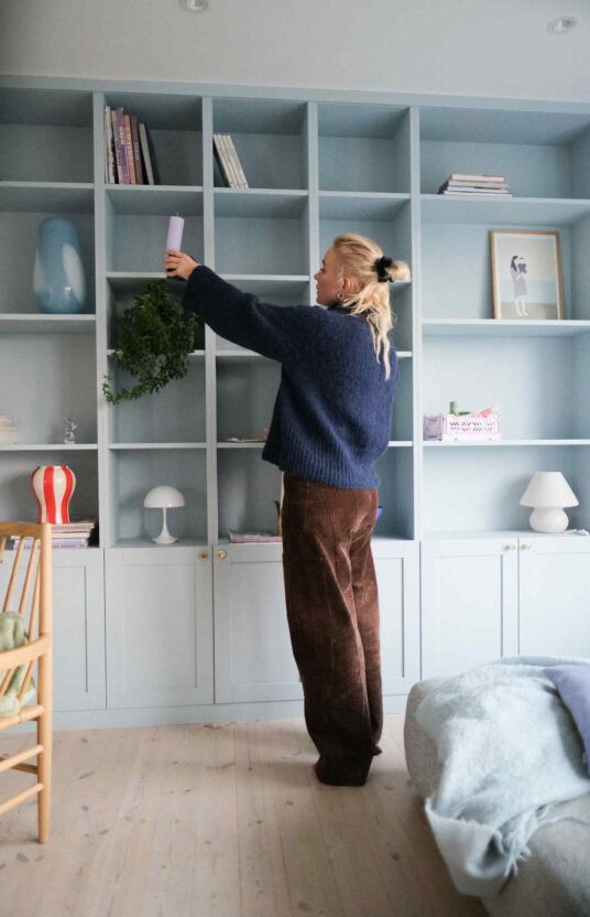 strikkegenser dame høy hals børstet alpakka kosegenser populær strikk dame