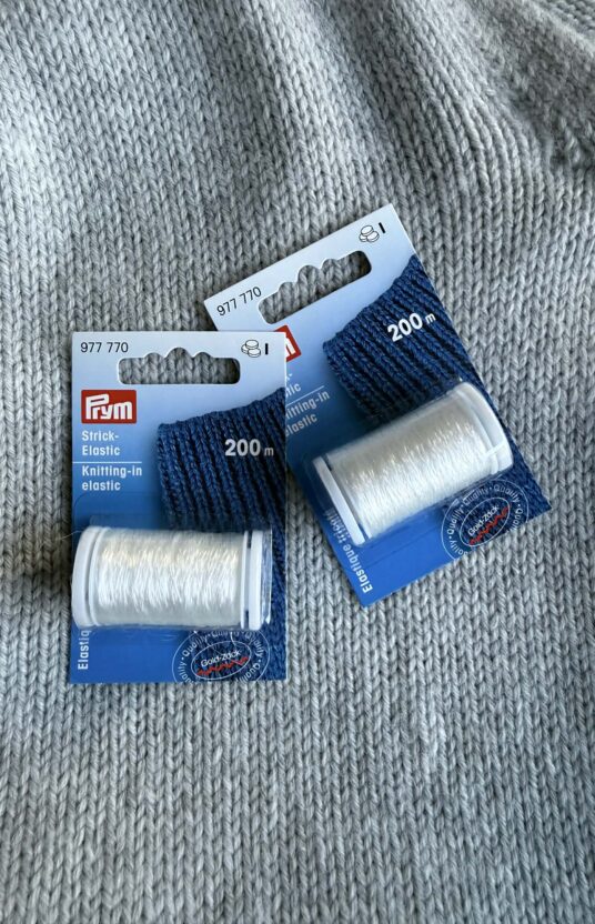 Elastisk tråd til strikk