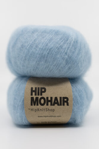 Light blue mohair. Baby blue mohair