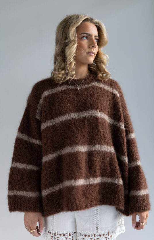 strikkegenser med striper unisex mohair genser strikkeoppskrift til dame