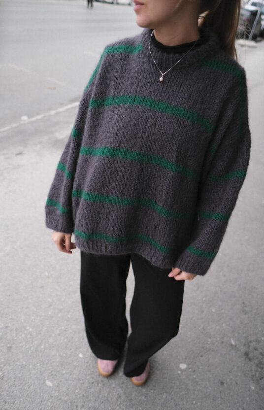 strikkegenser med striper oppskrift. strikkeoppskrift stripegenser dame oppskrift. nettbutikk strikkeoppskrifter til dame