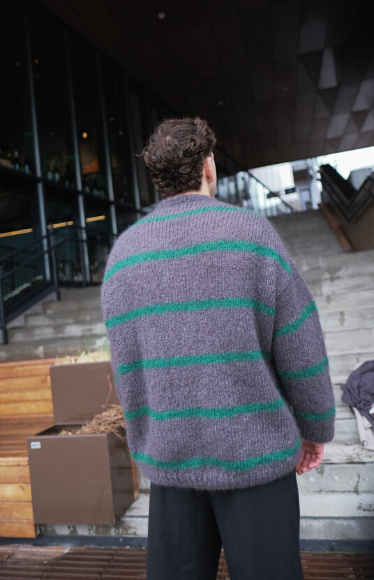 Mohair sweater men's knitting pattern fluffy men's sweater