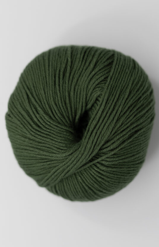 cotton yarn olive green organic cotton gots certified. Olivengrønn bomullsgarn organisk gots sertifisert
