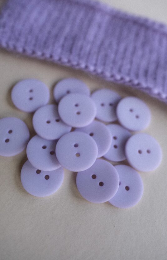 light purple plastic button - HipKnitShop Light purple buttons, lilac plastic buttons, buttons for knitted jacket, cardigan buttons, knitting buttons, pastel purple buttons, two-hole buttons, buttons for sweater, cute knitting buttons, light purple coat buttons.