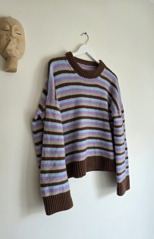 knitting pattern striped sweater women. Merino wool sweater. Knit sweater with stripes. Easy sweater pattern women. striped sweater knitting pattern. Merino wool sweater women. Easy sweater pattern. Striped knit jumper.