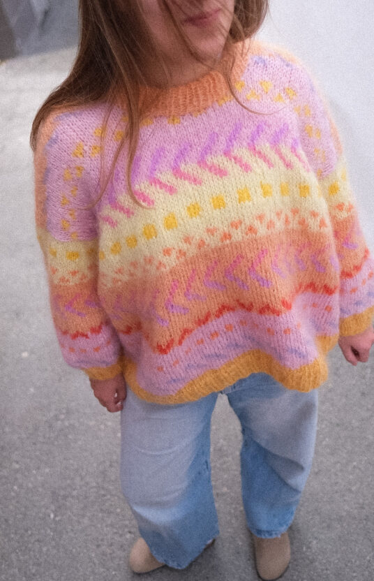 Knitting pattern sweater women colors fluff hiking sweater festival knit sweater women popular knitting patterns mohair 80s